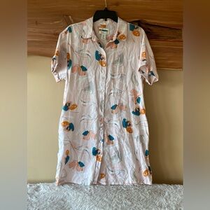 Rachel Zoe 100% Linen Shirtdress